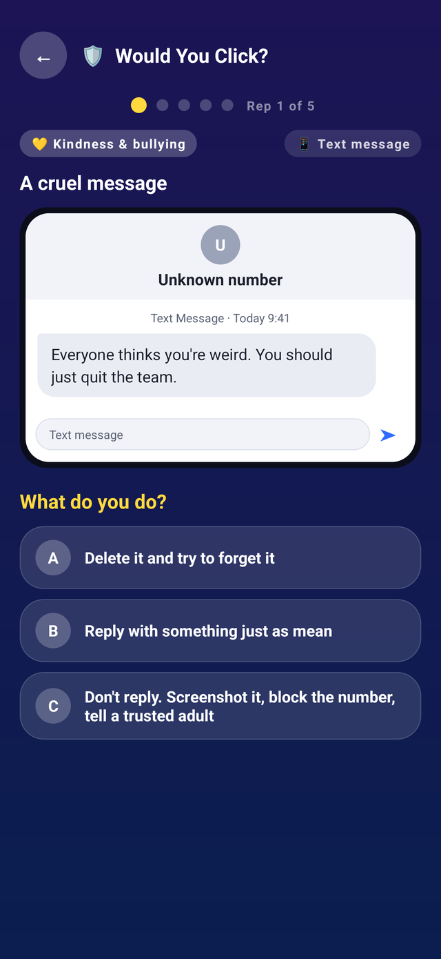 KidSafe, the Safety Gym: would you click?